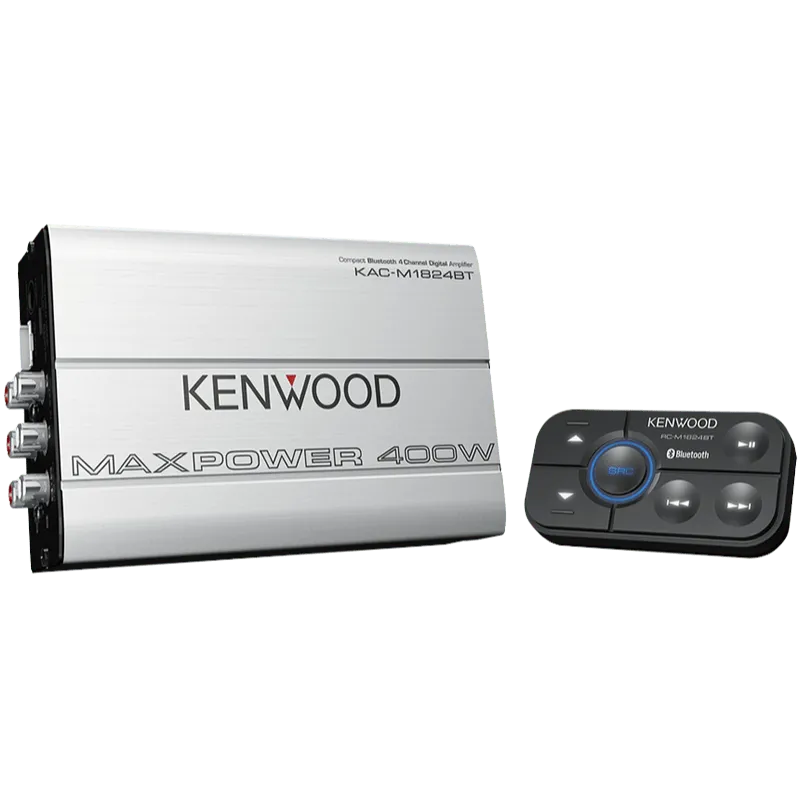 KAC-M1824BT - 4-CHANNEL MARINE BLUETOOTH AMPLIFIER